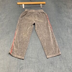 Nike Fleece Sweatpants Boys 4T Heather Gray Straight Leg Logo Elastic Waist